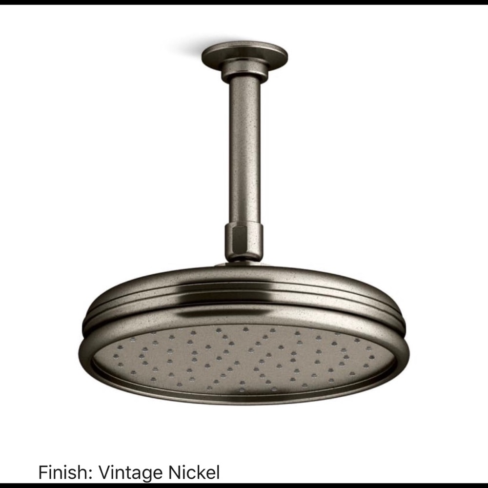 NEW-Kohler 8” Traditional Round Rain Showerhead